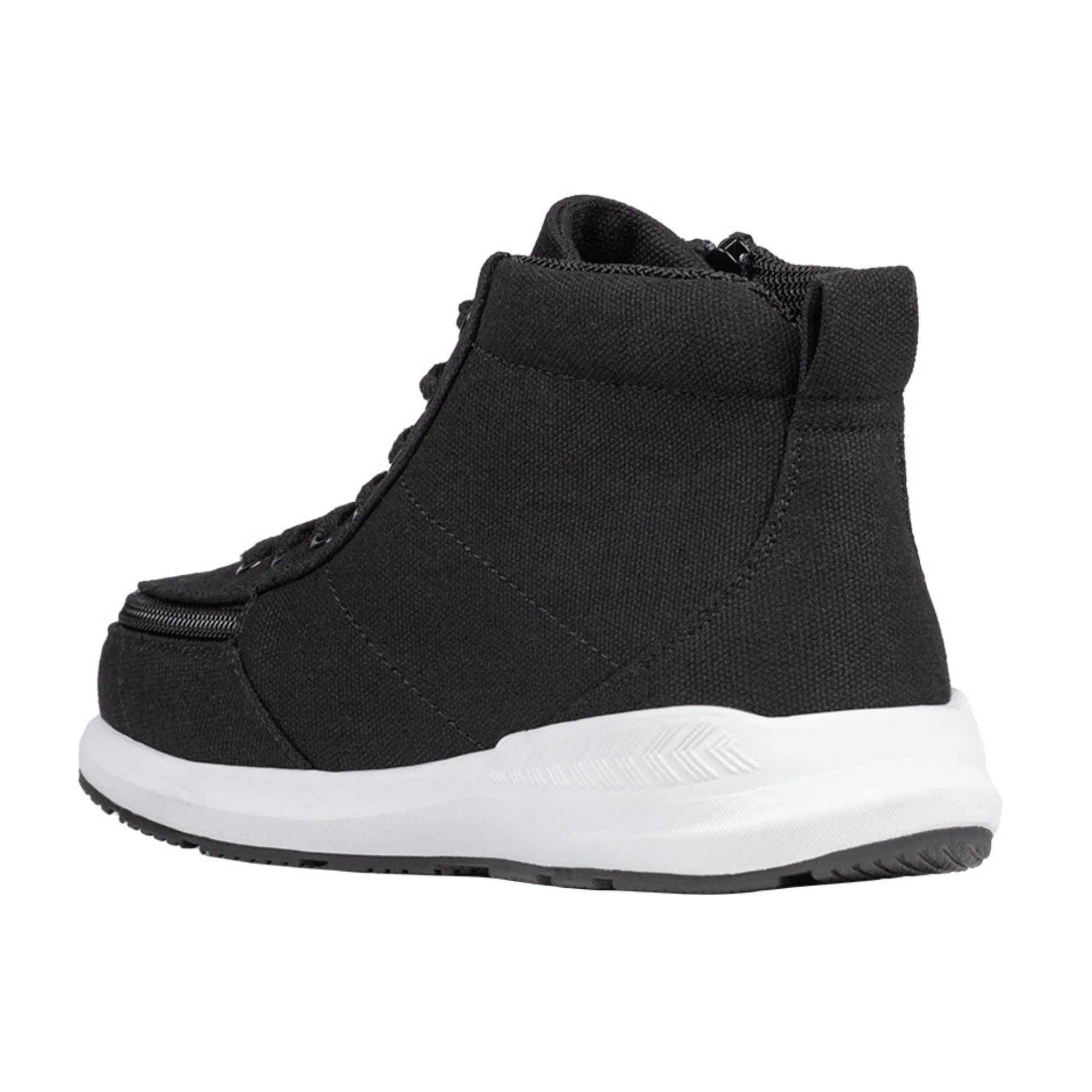 Billy Footwear (Kids) - High Top Goat Black Canvas Shoes - Image 5