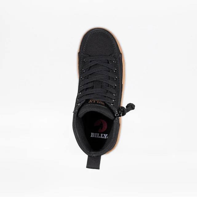 Billy Footwear (Toddlers)  - High Top Black/Gum CS Canvas Shoes - Image 3
