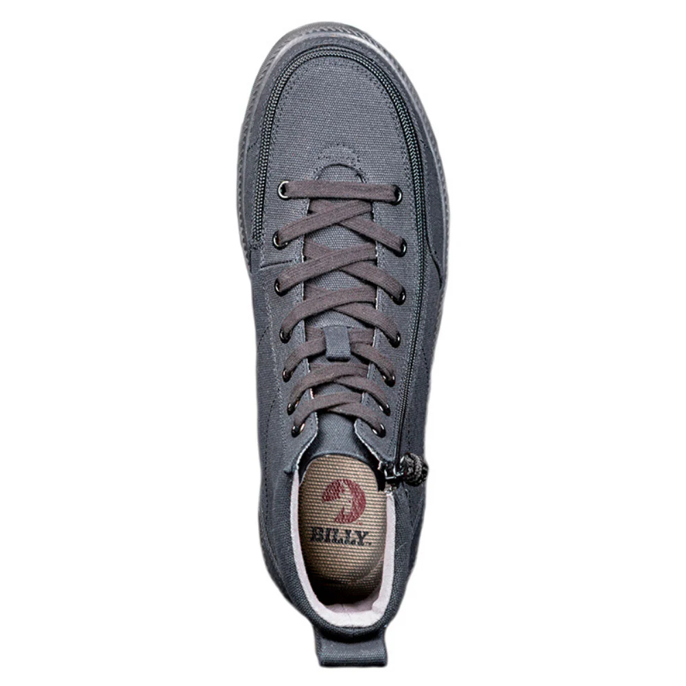 Billy Footwear (Mens) - High Top Black to Floor Canvas Shoes - Image 3