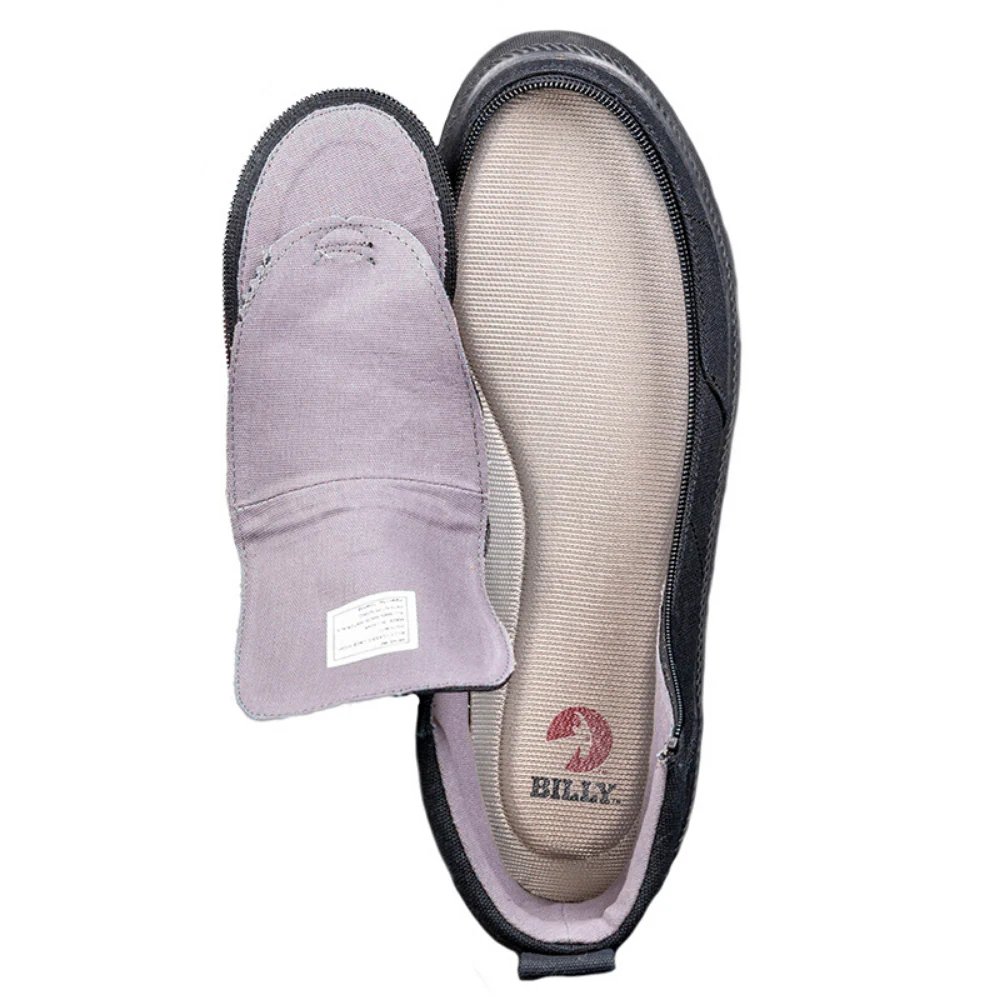 Billy Footwear (Mens) - High Top Black to Floor Canvas Shoes - Image 4