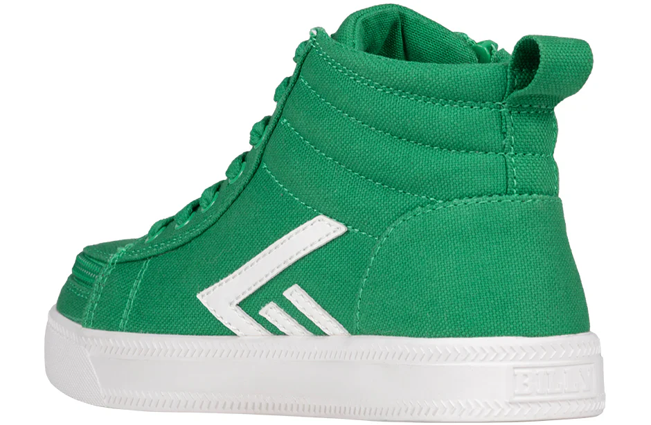 Billy Footwear (Mens) - High Top Green/White CS Canvas Shoes - Image 3
