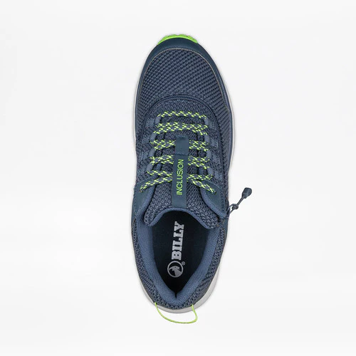 Billy Footwear (Mens) -  Inclusion Trail Navy/Green Trainers - Image 3