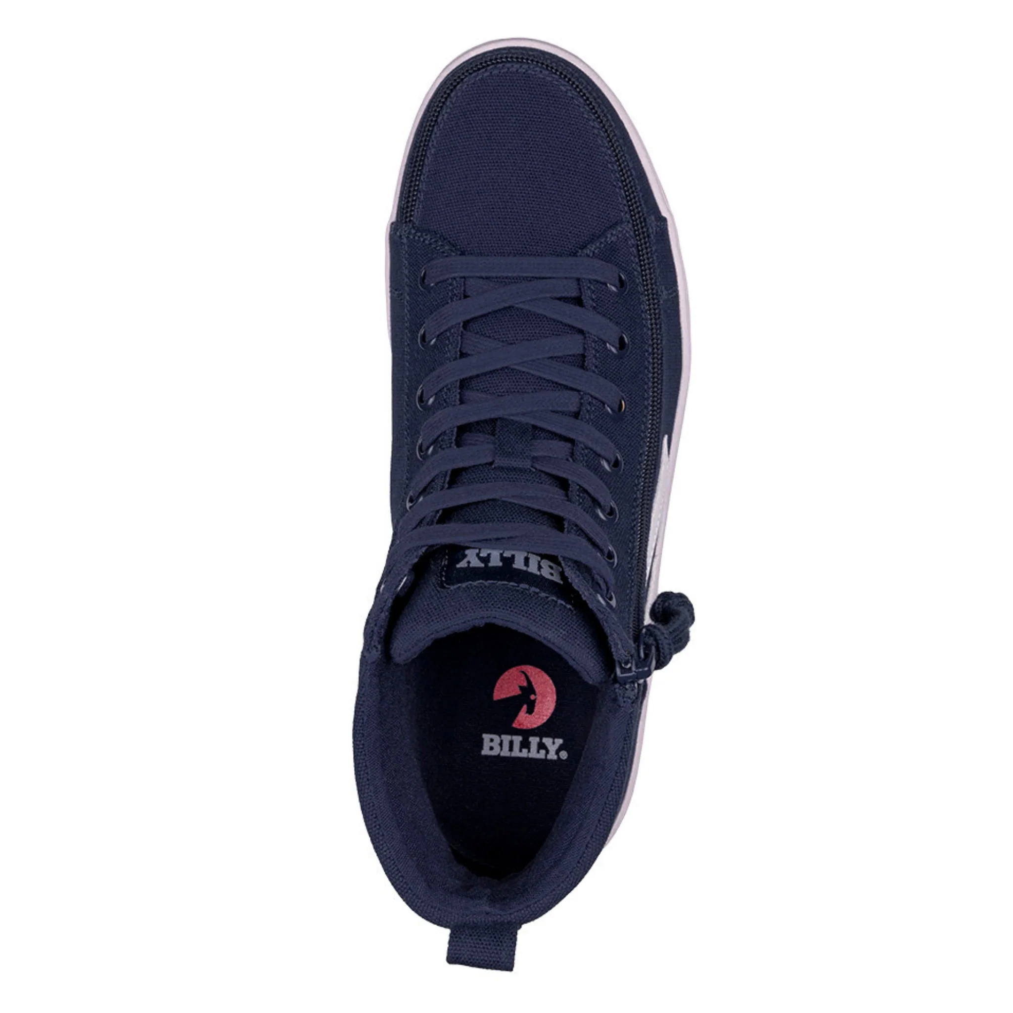 Billy Footwear (Mens) - High Top Navy White CS Canvas Shoes - Image 3