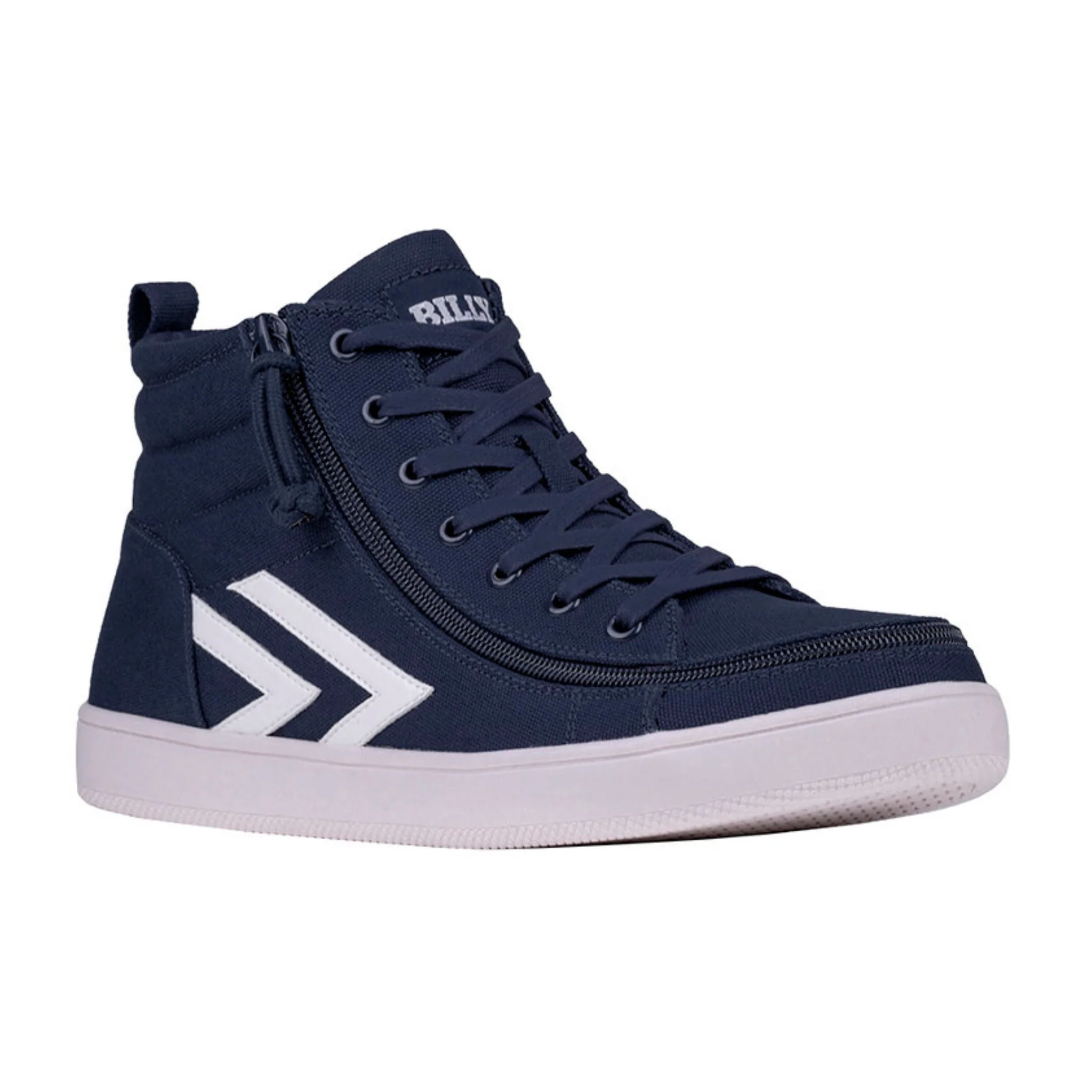 Billy Footwear (Mens) - High Top Navy White CS Canvas Shoes - Image 5