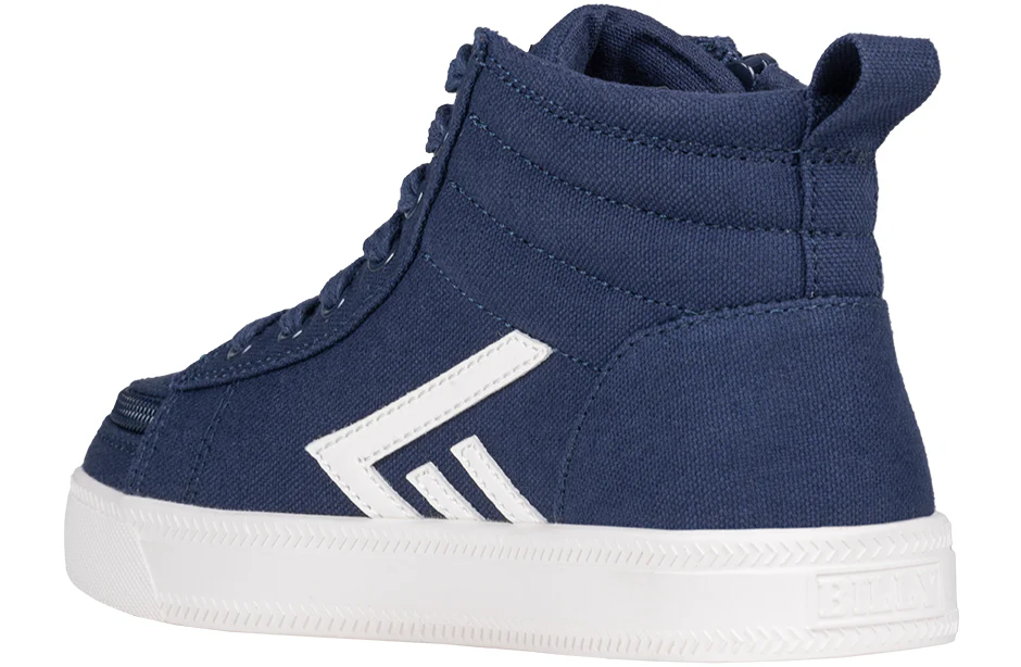 Billy Footwear (Mens) - High Top Navy/White CS Canvas Shoes - Image 4