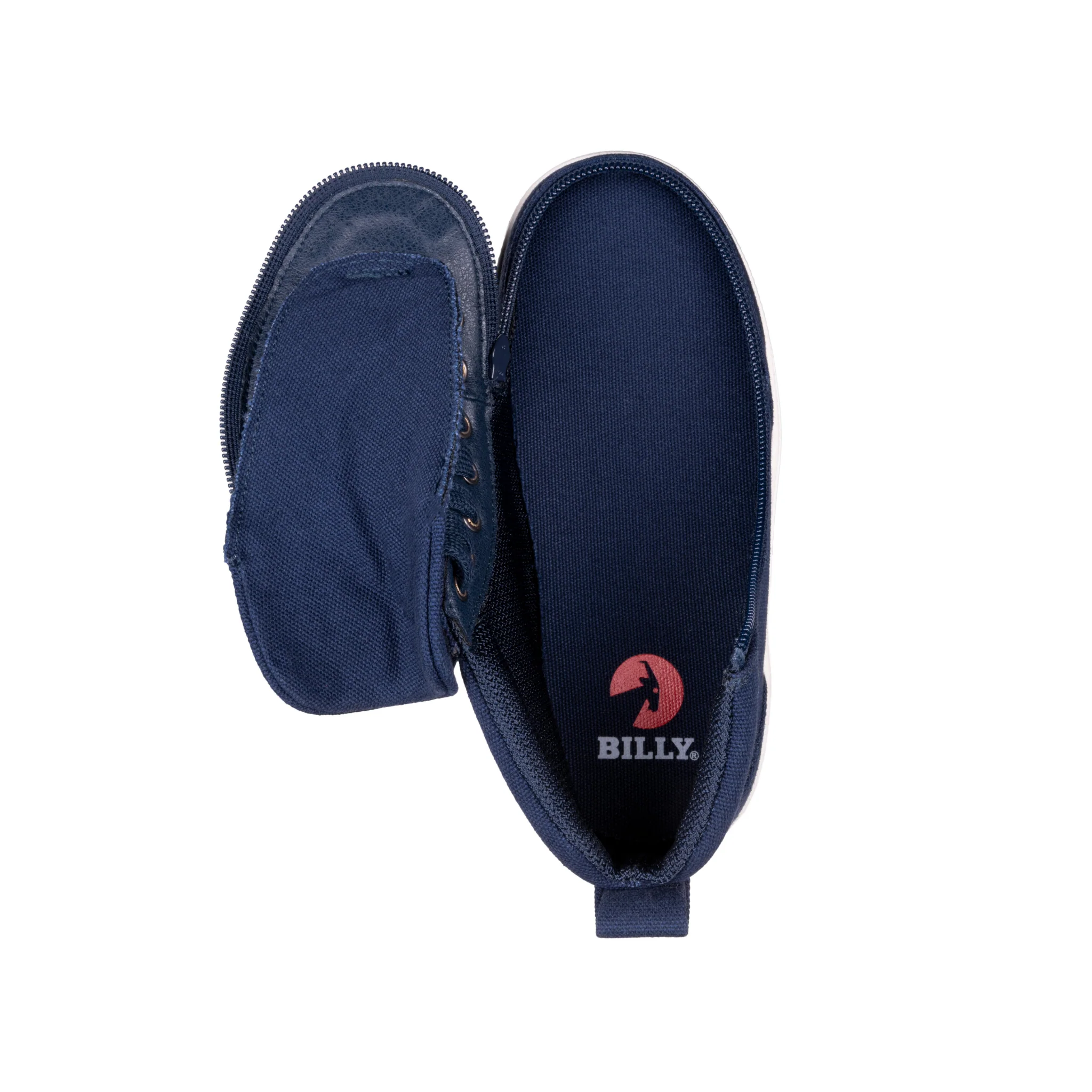 Billy Footwear (Toddlers) MDR II Fit - High Top Navy Canvas Shoes - Image 4