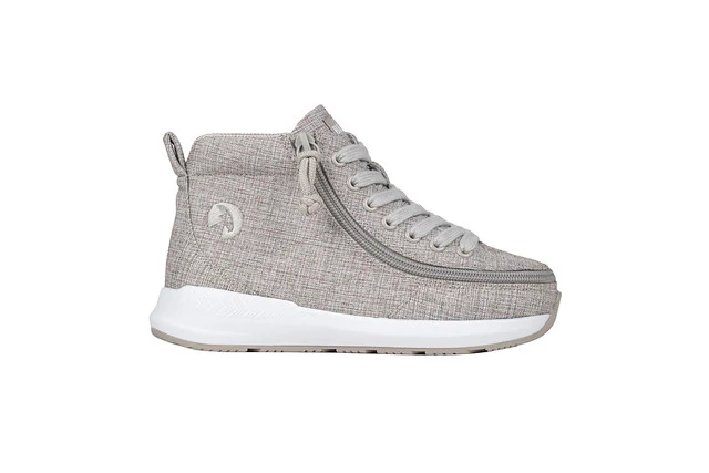 Billy Footwear (Toddlers) - High Top Goat Grey Jersey Shoes - Image 3