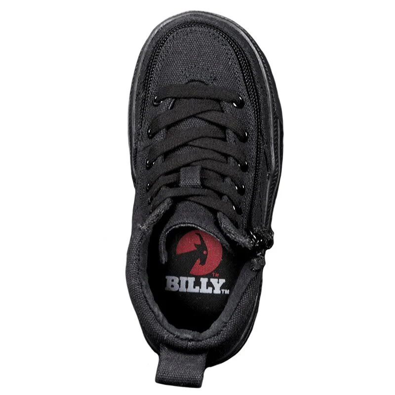 Billy Footwear (Toddlers) DR Fit - High Top Black To The Floor Canvas Shoes - Image 3