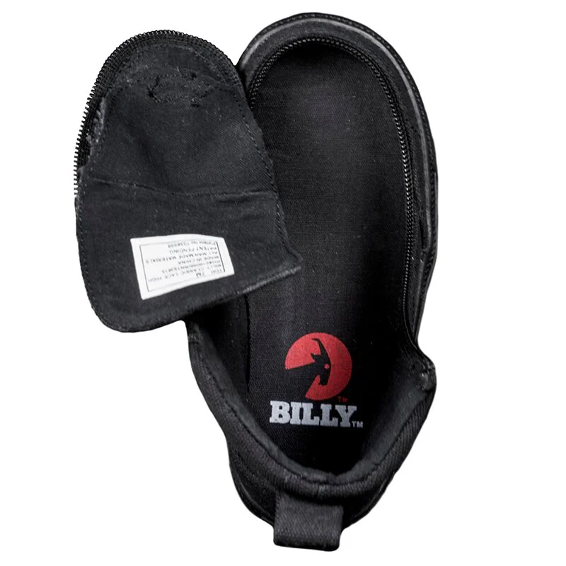 Billy Footwear (Toddlers) DR Fit - High Top Black To The Floor Canvas Shoes - Image 4