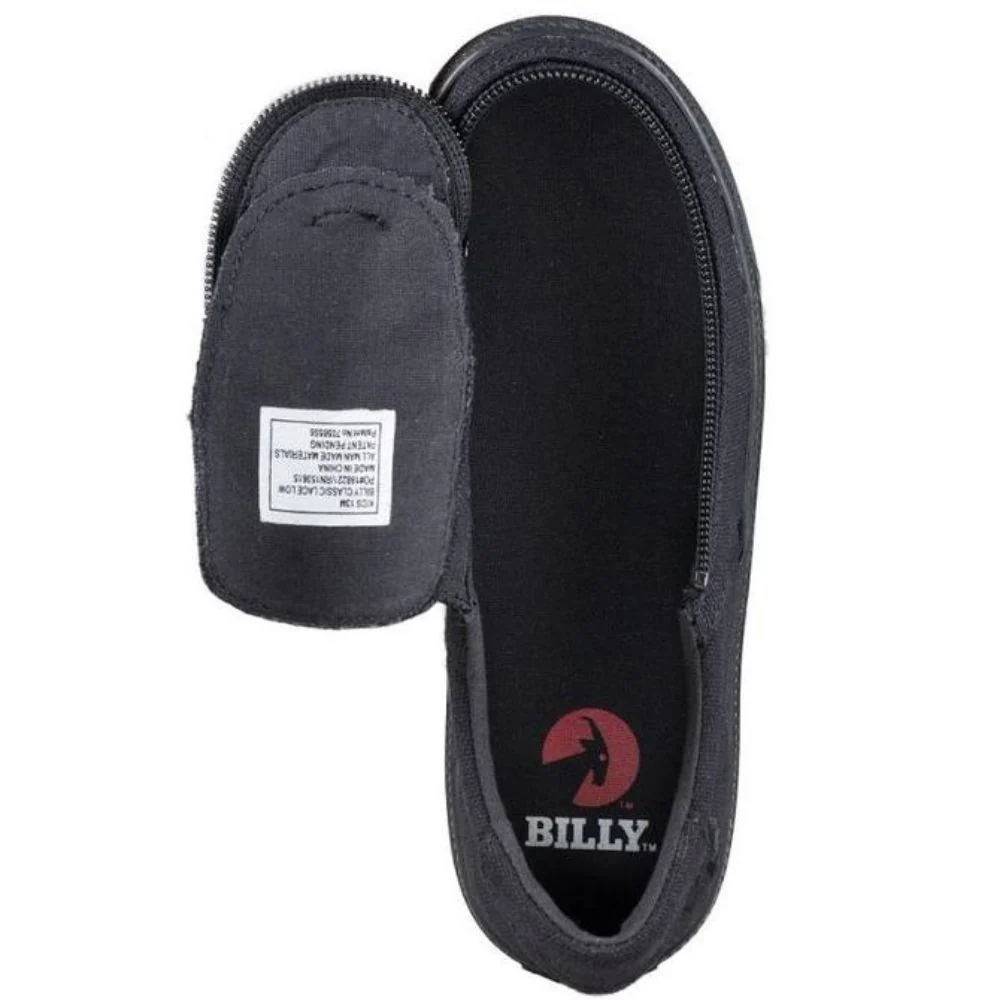 Billy Footwear (Toddlers)  - Low Top Black Canvas shoes - Image 4