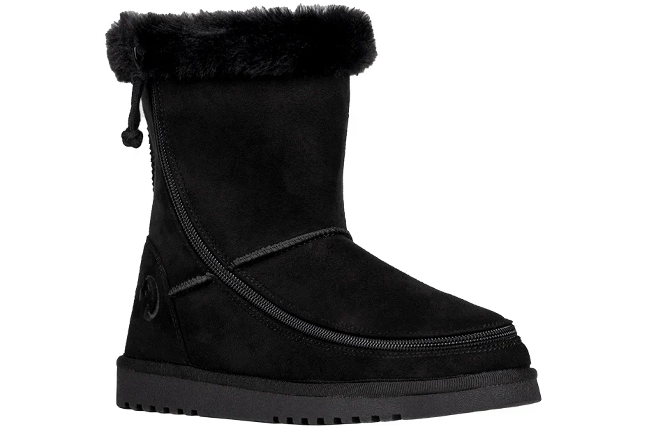 Billy Footwear (Womens) - Faux Suede Cosy Boots 2 - Image 7