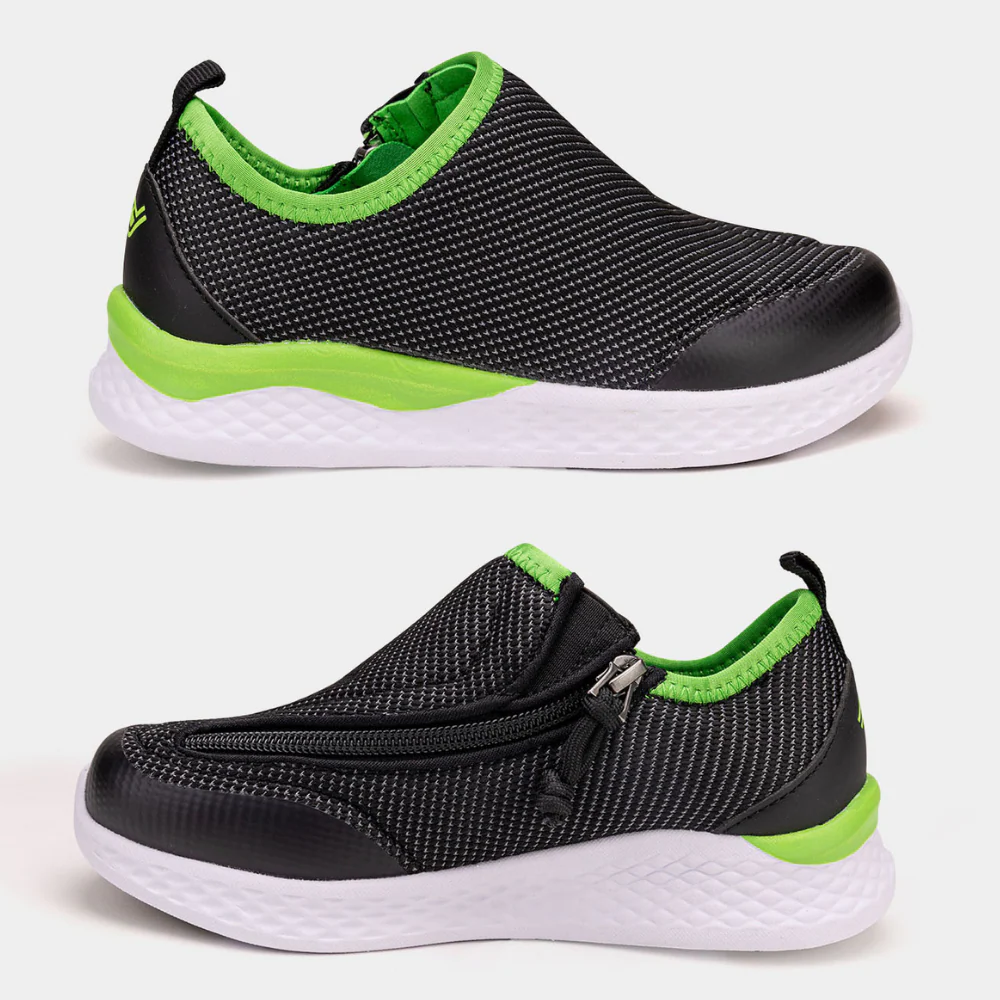 Friendly Shoes (Kids) - Force Black Lime - Image 3