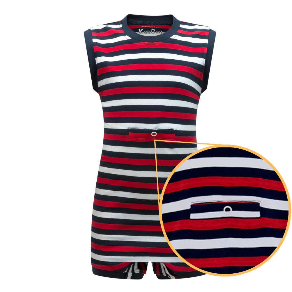 KayCey®P Popper Vest (Kids) - Sleeveless with Tube Access - Image 20