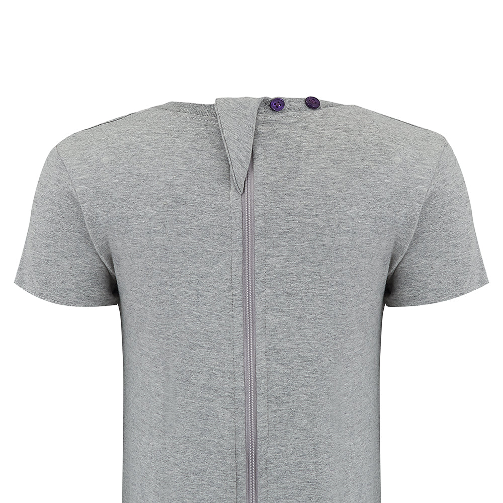 KayCey®Z Secret Zip Back Jumpsuits (Kids) - Short Sleeve / Knee Length - Image 3