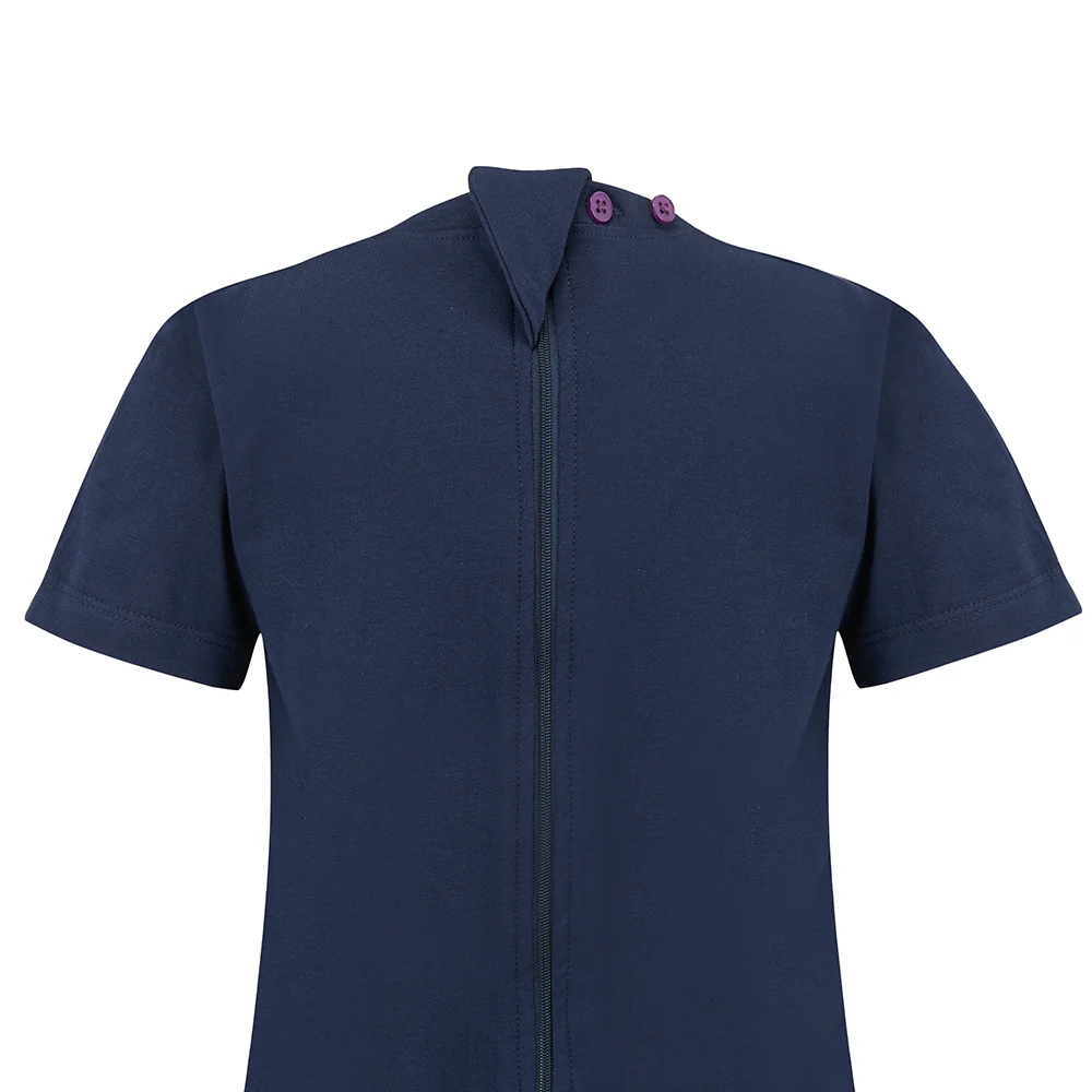 KayCey®Z Secret Zip Back Jumpsuits (Kids) - Short Sleeve / Knee Length - Image 7