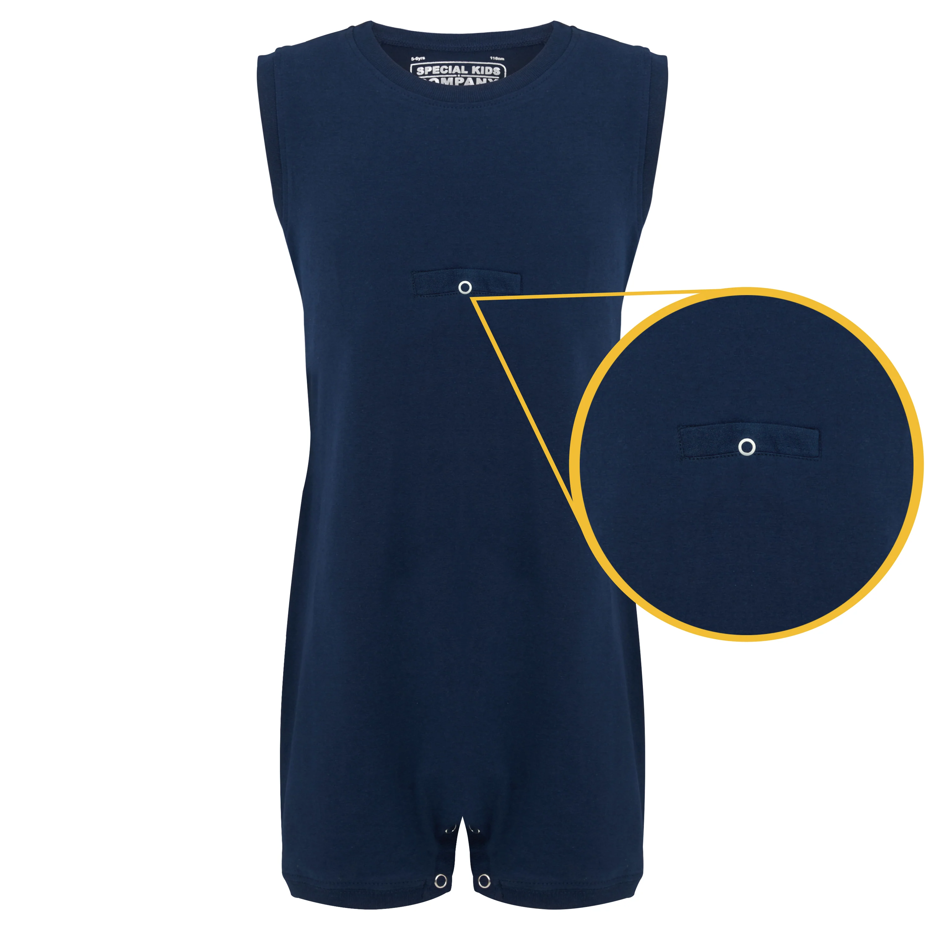 KayCey®P Popper Vest (Kids) - Sleeveless with Tube Access - Image 17