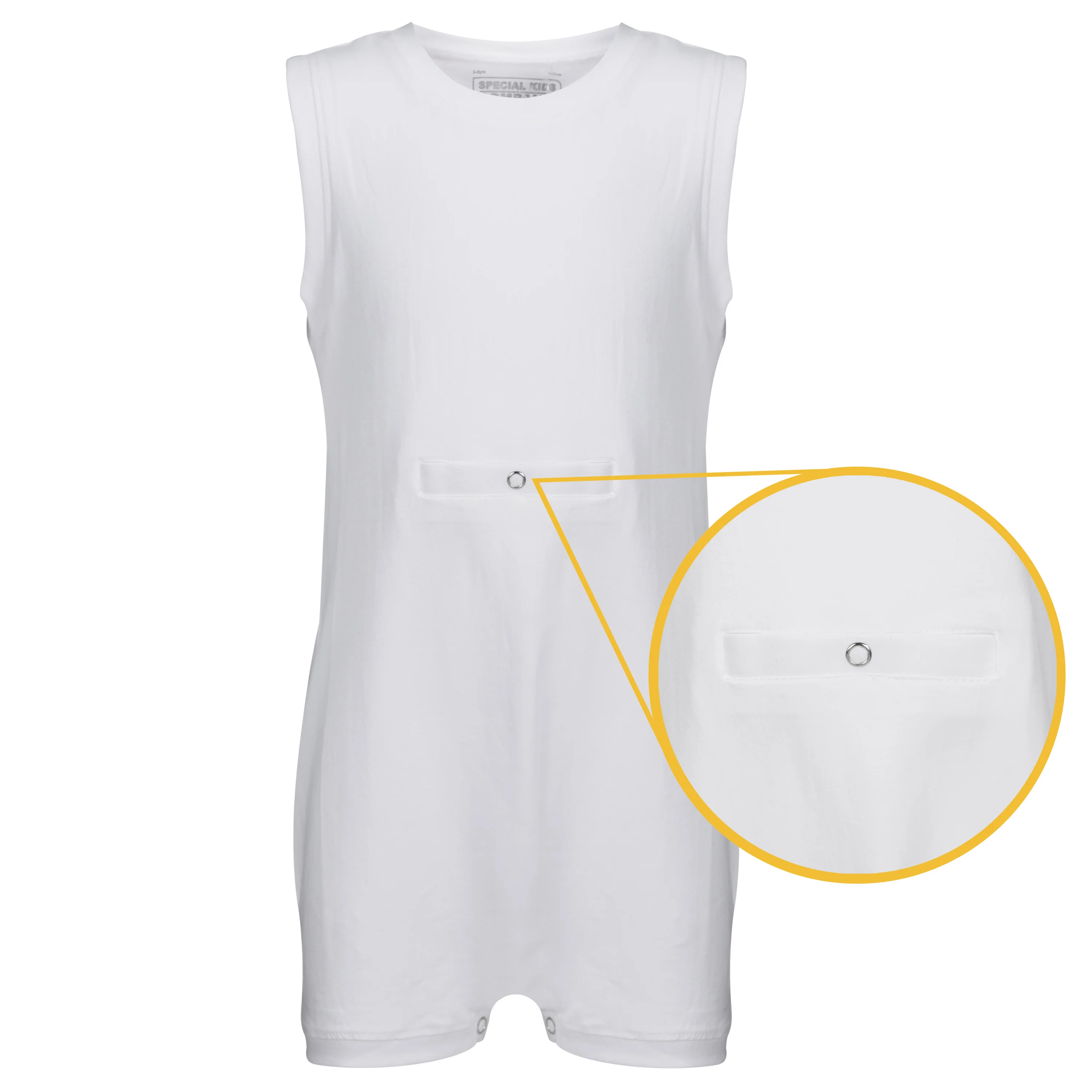 KayCey®P Popper Vest (Kids) - Sleeveless with Tube Access - Image 7