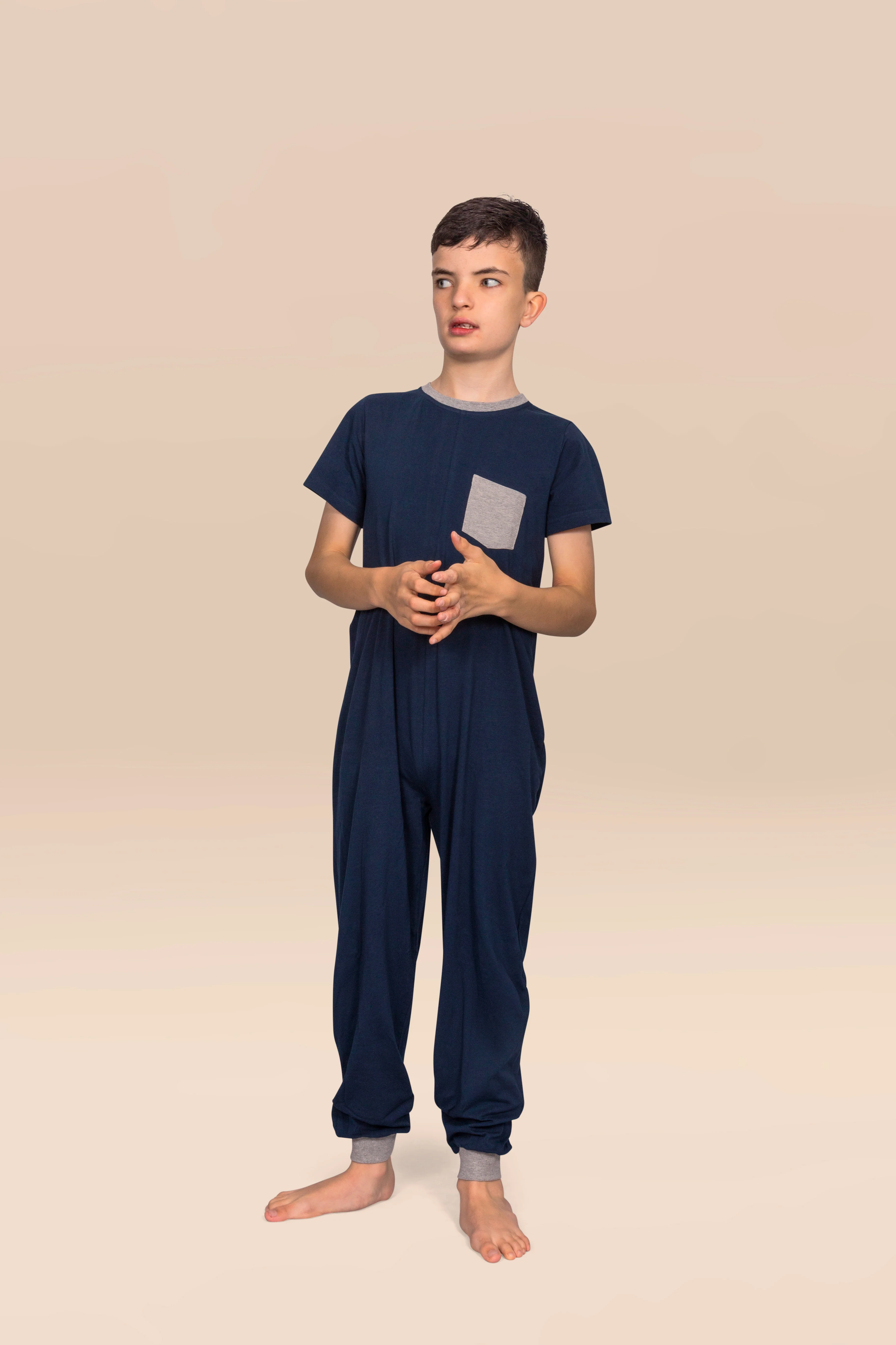 KayCey®Z Secret Zip Back Jumpsuits (Kids) - Short Sleeve / Ankle Length - Image 9