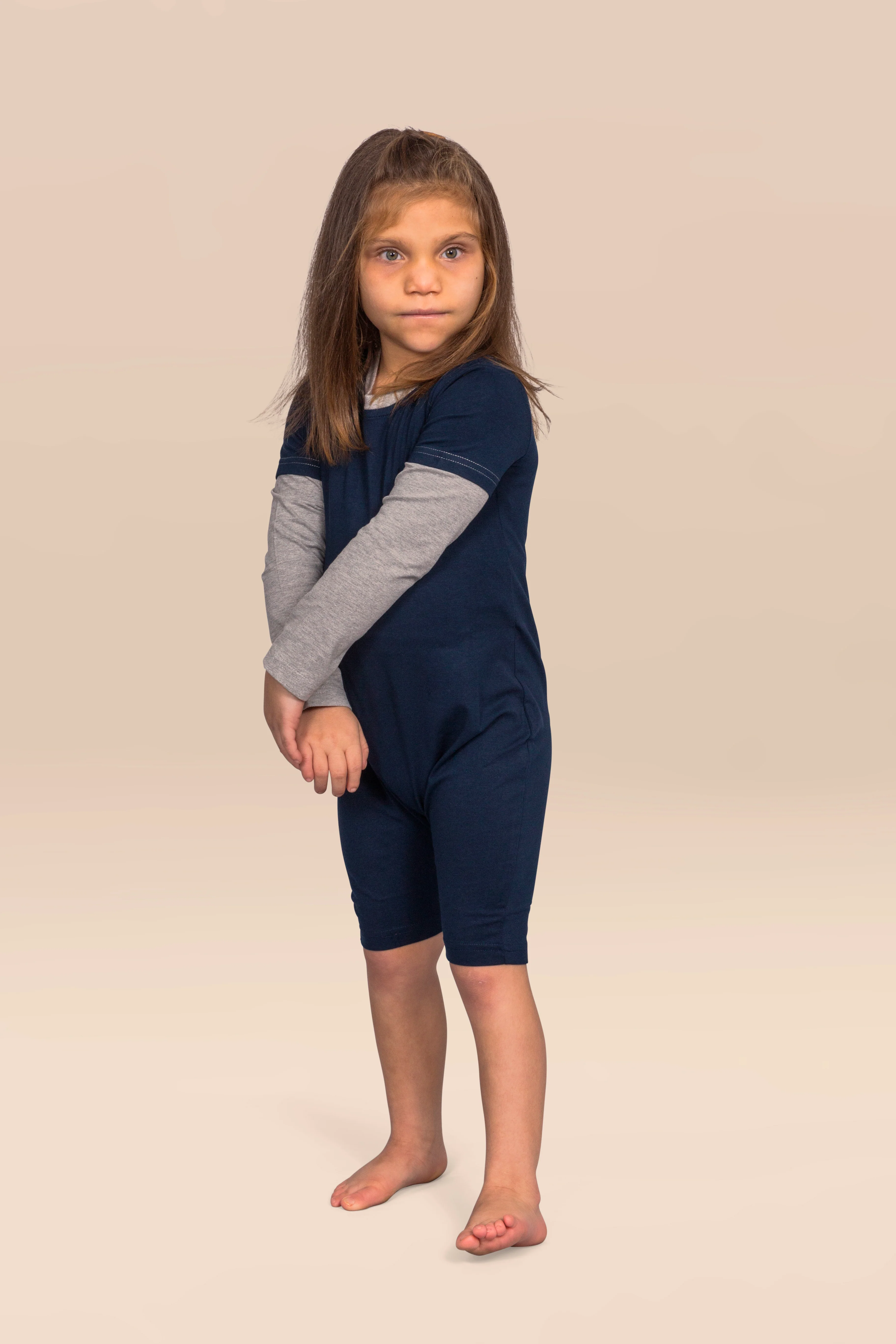 KayCey®Z Secret Zip Back Jumpsuits (Kids) - Long Sleeve / Knee Length - Image 7