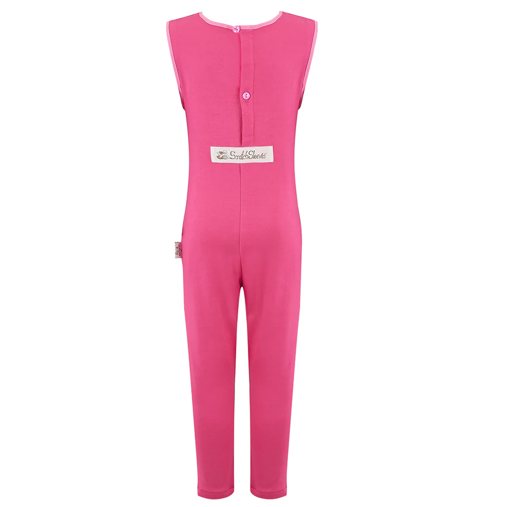 Scratch Sleeves (Kids) - Button Back Ankle Length Dungarees - Image 12