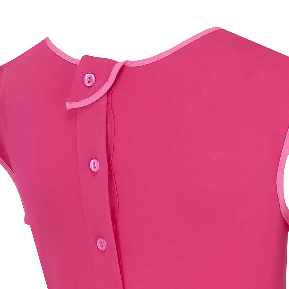 Scratch Sleeves (Kids) - Button Back Ankle Length Dungarees - Image 13