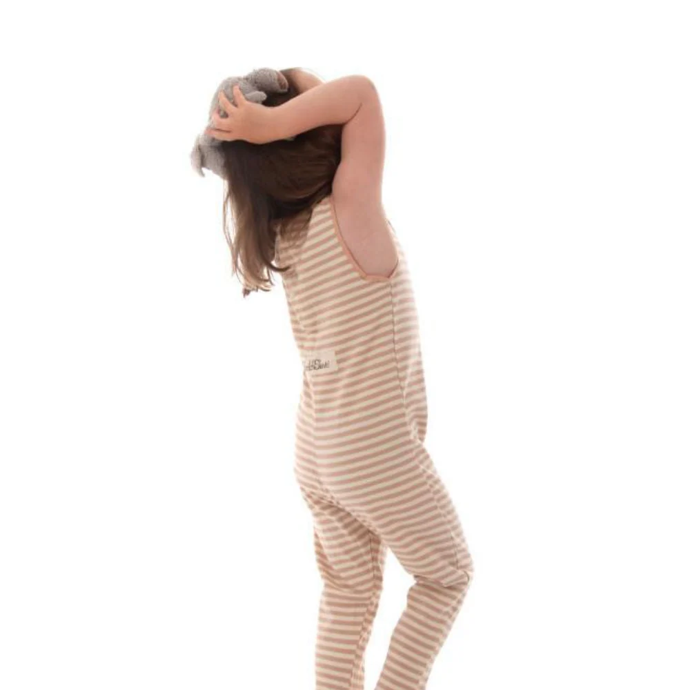 Scratch Sleeves (Kids) - Button Back Ankle Length Dungarees - Image 4