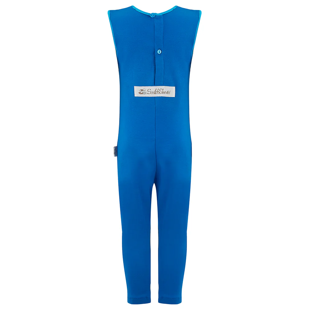 Scratch Sleeves (Kids) - Button Back Ankle Length Dungarees - Image 8